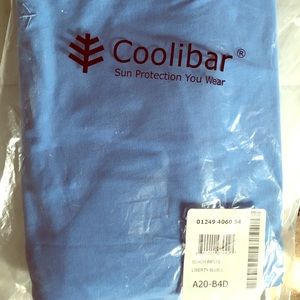Coolibar cropped pants, periwinkle, size L